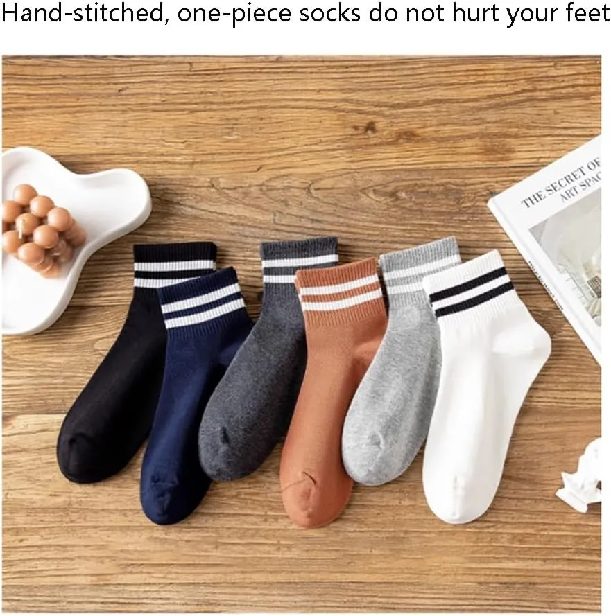 SAFWEL 5 Packs Durable Cotton Breathable Athletic Socks No Show Soft Wicking Moisture Socks with Fun Colors for Everyday Wear