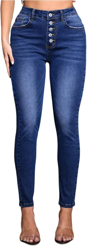 Skinny Jeans for Women High Waist Tummy Control Denim Pants Slim Butt Lifting Jeans Y2K Sexy Shaping Jean Joggers