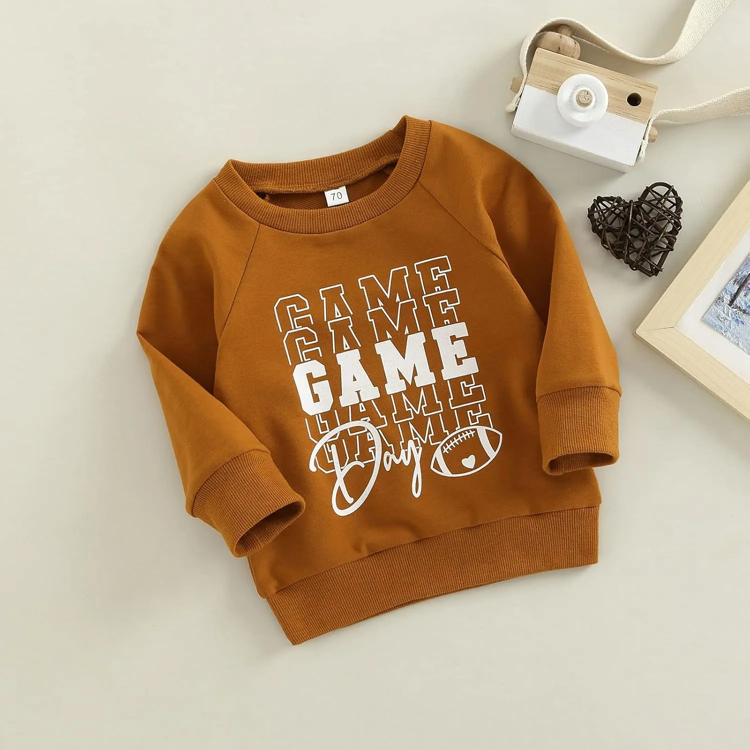Toddler Baby Halloween Outfit Boy Girl Pumpkin Sweatshirt Crewneck Pullover Sweater Long Sleeve Shirt Fall Clothes