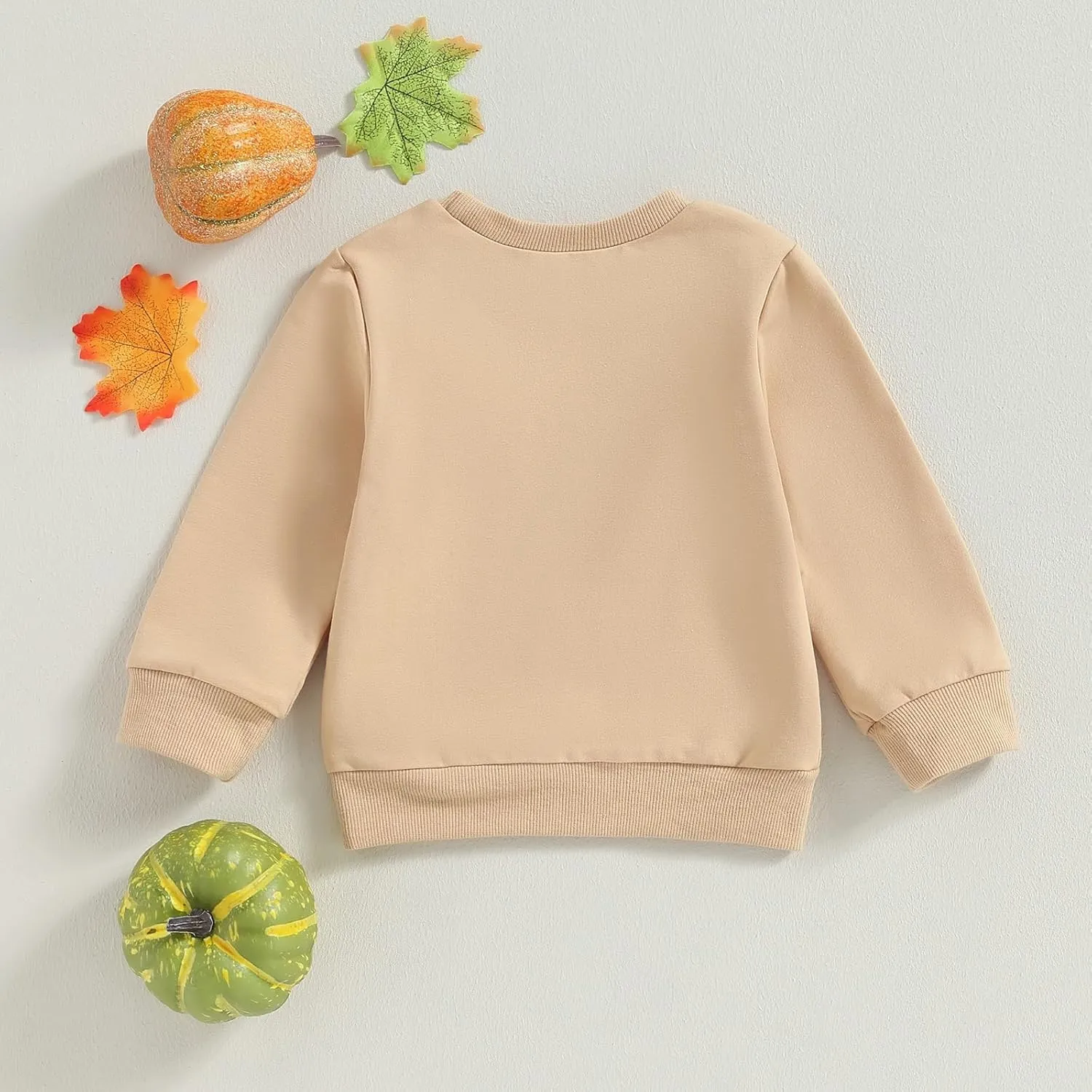 Toddler Baby Halloween Outfit Boy Girl Pumpkin Sweatshirt Crewneck Pullover Sweater Long Sleeve Shirt Fall Clothes