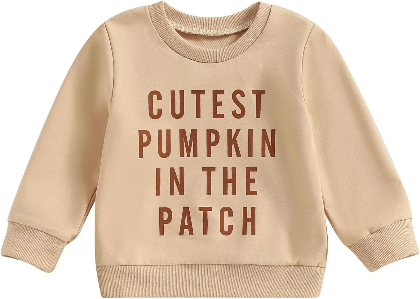 Toddler Baby Halloween Outfit Boy Girl Pumpkin Sweatshirt Crewneck Pullover Sweater Long Sleeve Shirt Fall Clothes