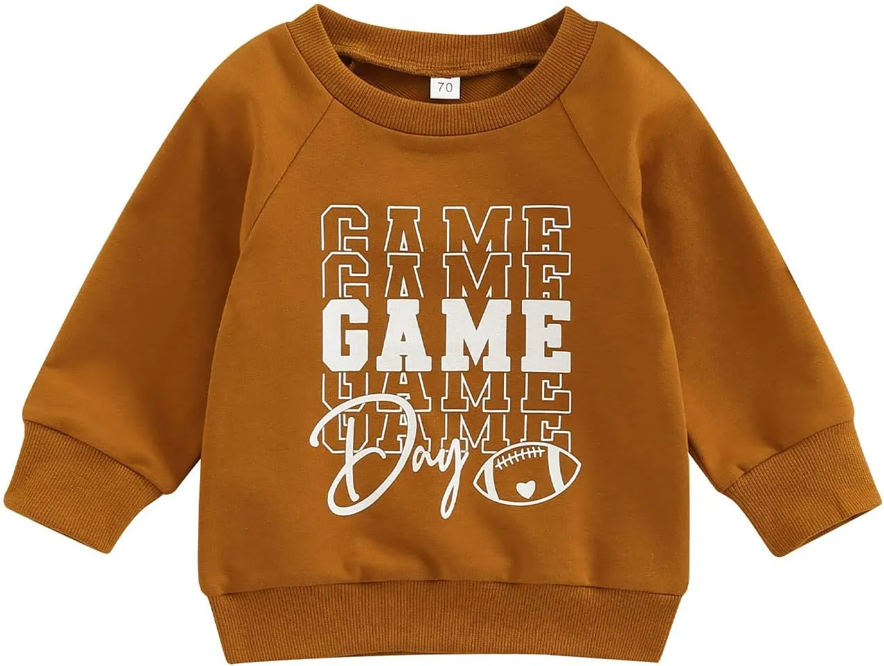 Toddler Baby Halloween Outfit Boy Girl Pumpkin Sweatshirt Crewneck Pullover Sweater Long Sleeve Shirt Fall Clothes