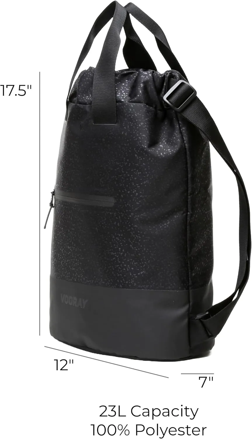 VOORAY 23L Flex Cinch Drawstring Backpack  Lightweight Travel Bag, Weekender & Sports Gym Bag for Women and Men