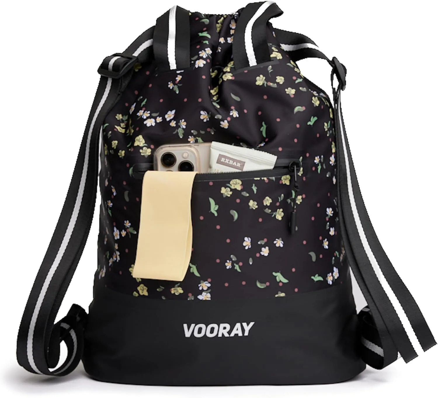 VOORAY 23L Flex Cinch Drawstring Backpack  Lightweight Travel Bag, Weekender & Sports Gym Bag for Women and Men