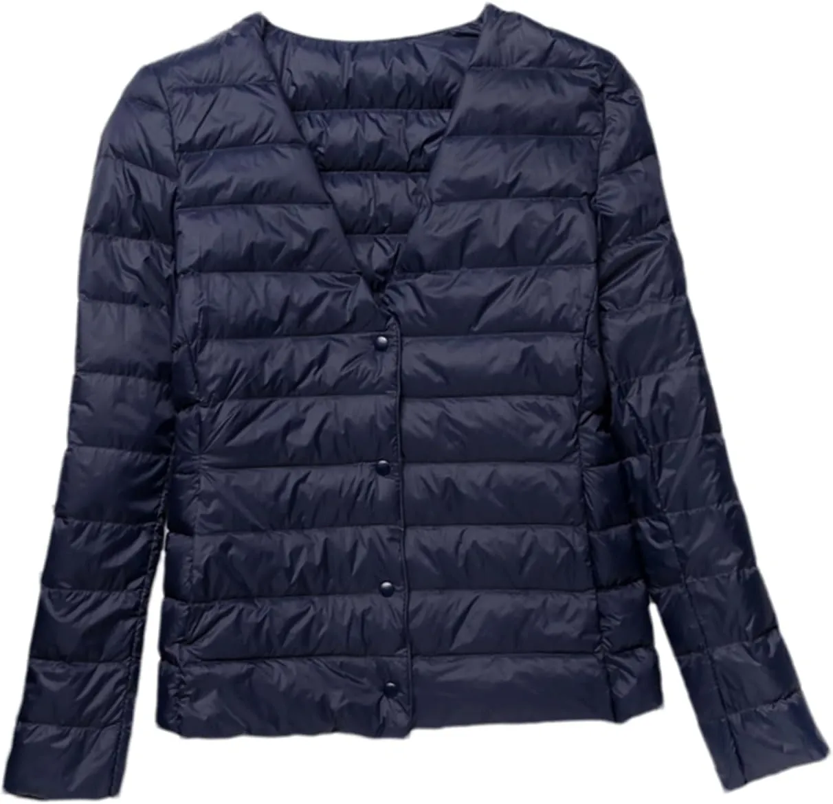 Women Duck Down Jacket Ultra Light Slim Short Coat Autumn Winter Thin Puffer Jacket