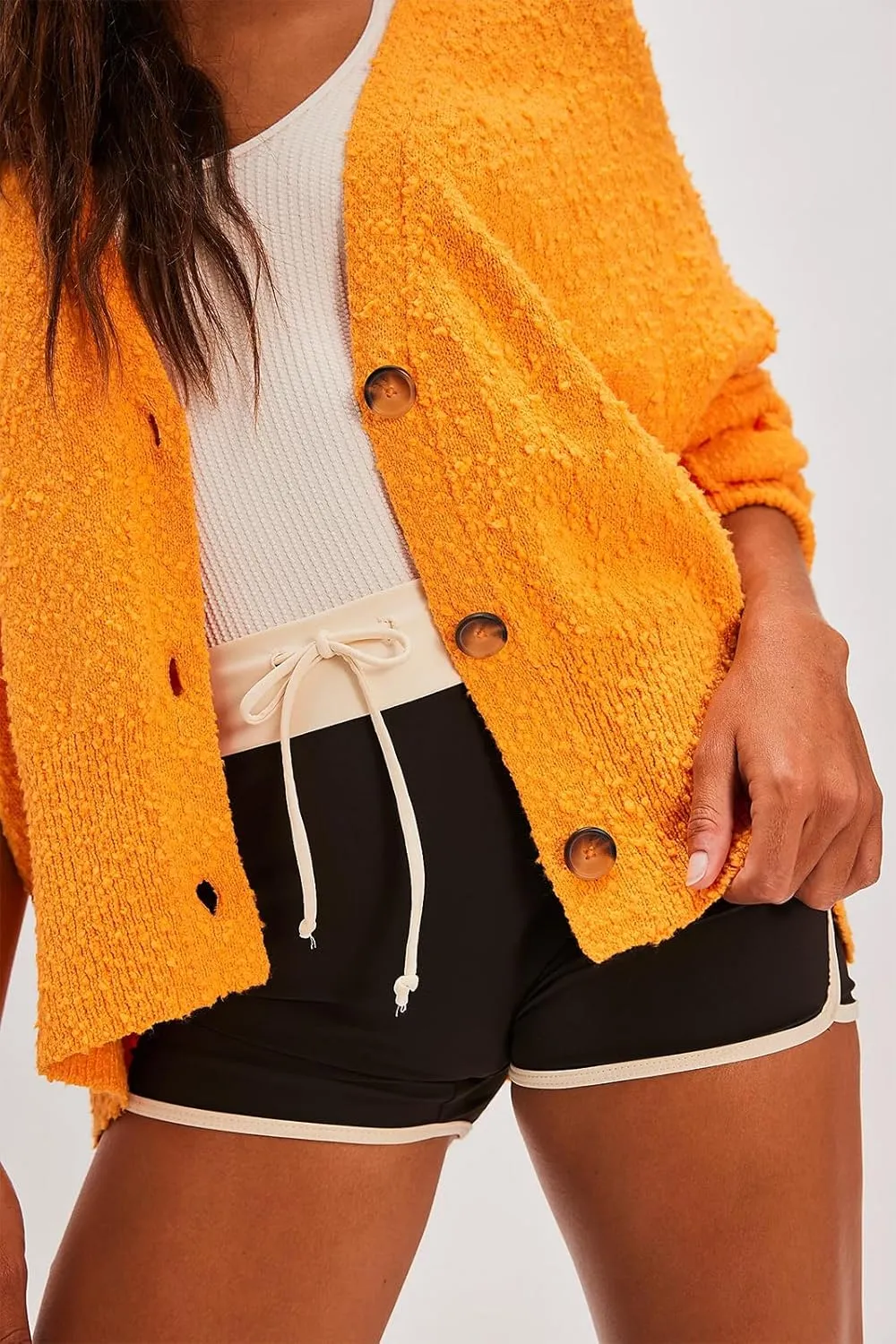 Women Knitted Cardigan Sweaters Long Sleeve Button Down Ribbed Knit Sweater Tops Y2k Cropped Cardigans Streetwear