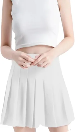 Women Summer School Uniform for Girls Skirts Fashion Mini Short Pleated Skirt