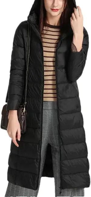 Women Winter Puffer Down Windproof Warm Lightweight Jacket Parkas Coats Hooded Coat Puffer Outwear