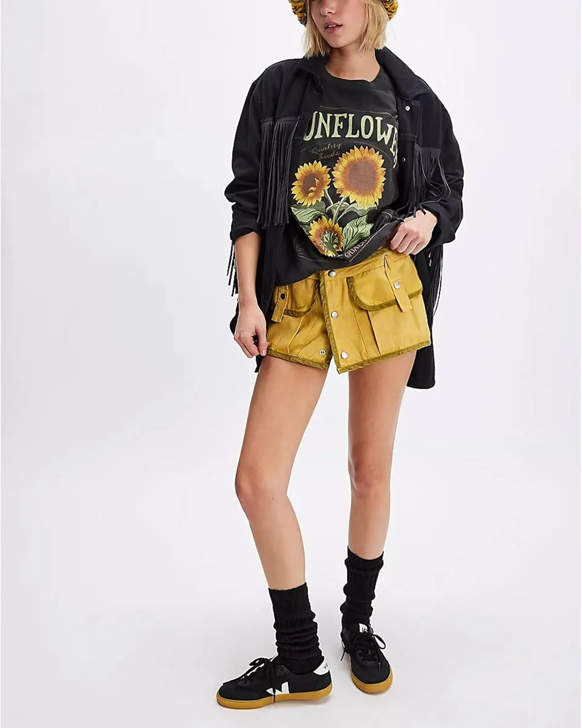 Women Y2k Floral Graphic Print Oversized Tshirts Cute Flower Aesthetic Baggy Tees Top Summer Teen Girl Coastal Clothes