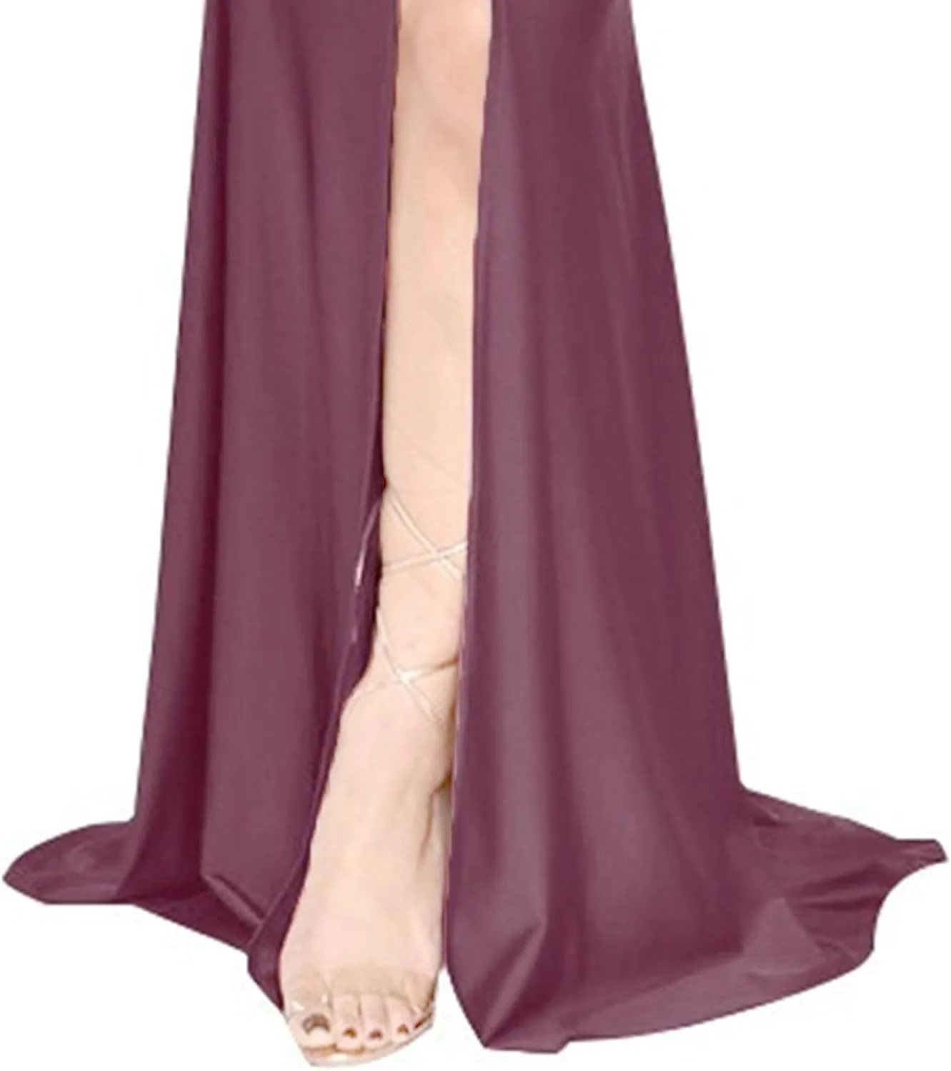 Women's Bodycon Ruched Elegant Formal Dress V Neck Sexy Slim Fit Prom Dress Split Hem Stylish Cocktail Dresses