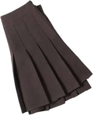 Women's High Waist A-Line Mini Pleated Skirt with Shorts for Spring and Summer Girls' Clothes