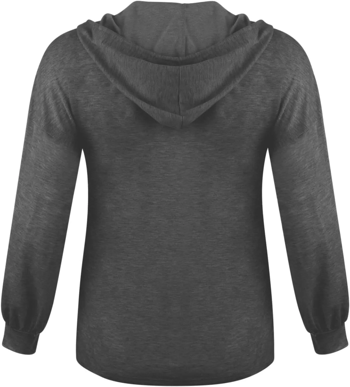 Womens Hoodies Loose Fit Sweatshirt Casual Long Sleeve Button V Neck Shirts Pullover Tops Fashion Cute Blouse Tops