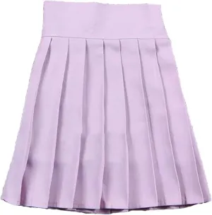 Women's Mini Pleated Skirt Elastic High Waist Pleated Students School Uniform Skirts Cosplay Costumes
