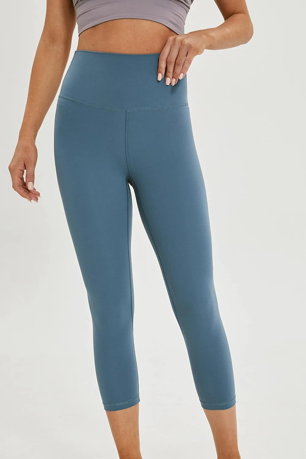 Women's Slim Tummy Control Active Leggings Pants for Workout Running Cycling