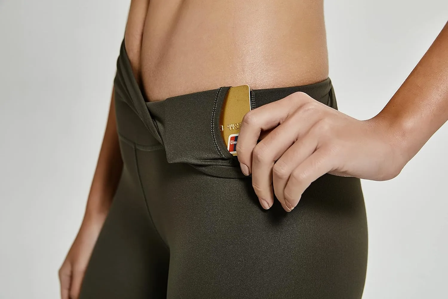 Women's Slim Tummy Control Active Leggings Pants for Workout Running Cycling