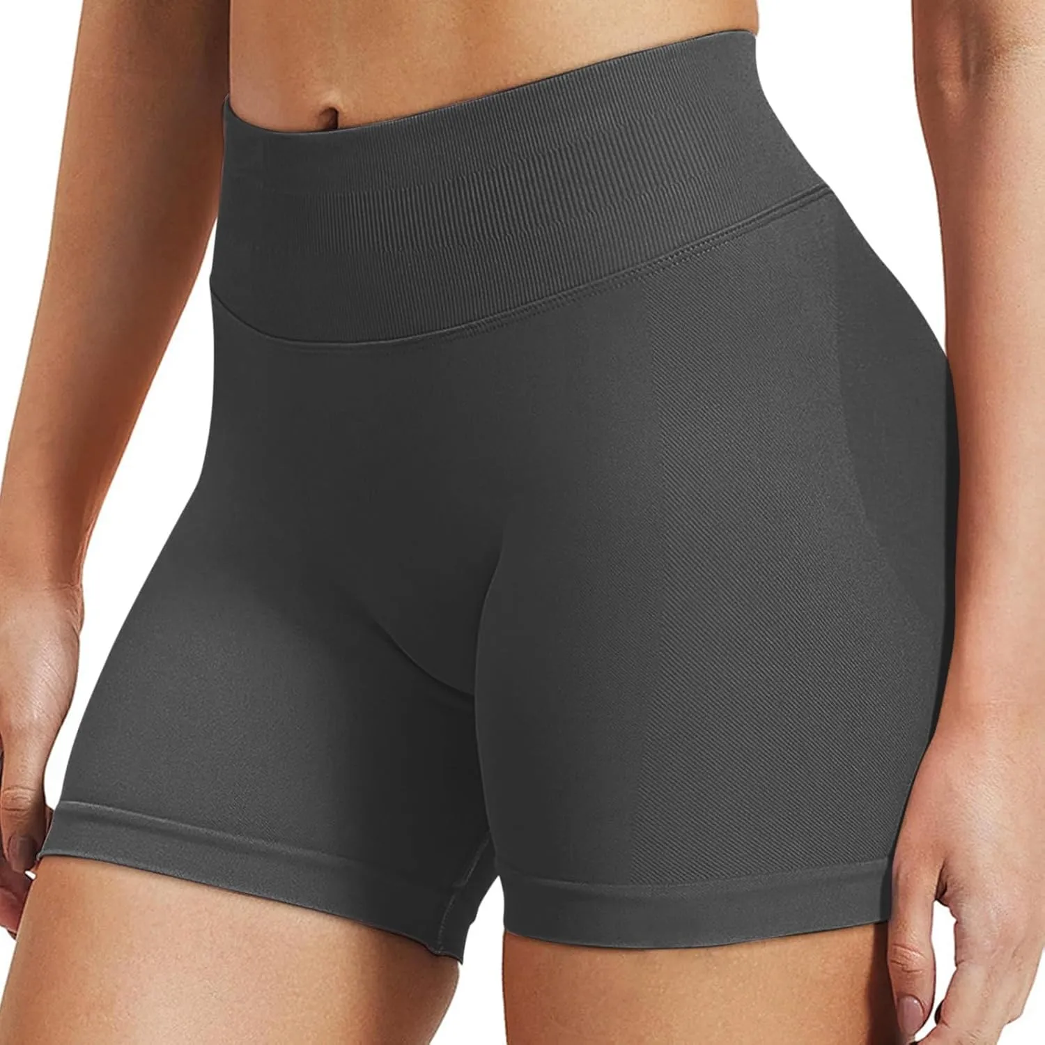 Workout Shorts Women High Waisted Butt Lifting Scrunch Butt Seamless Booty Athletic Shorts