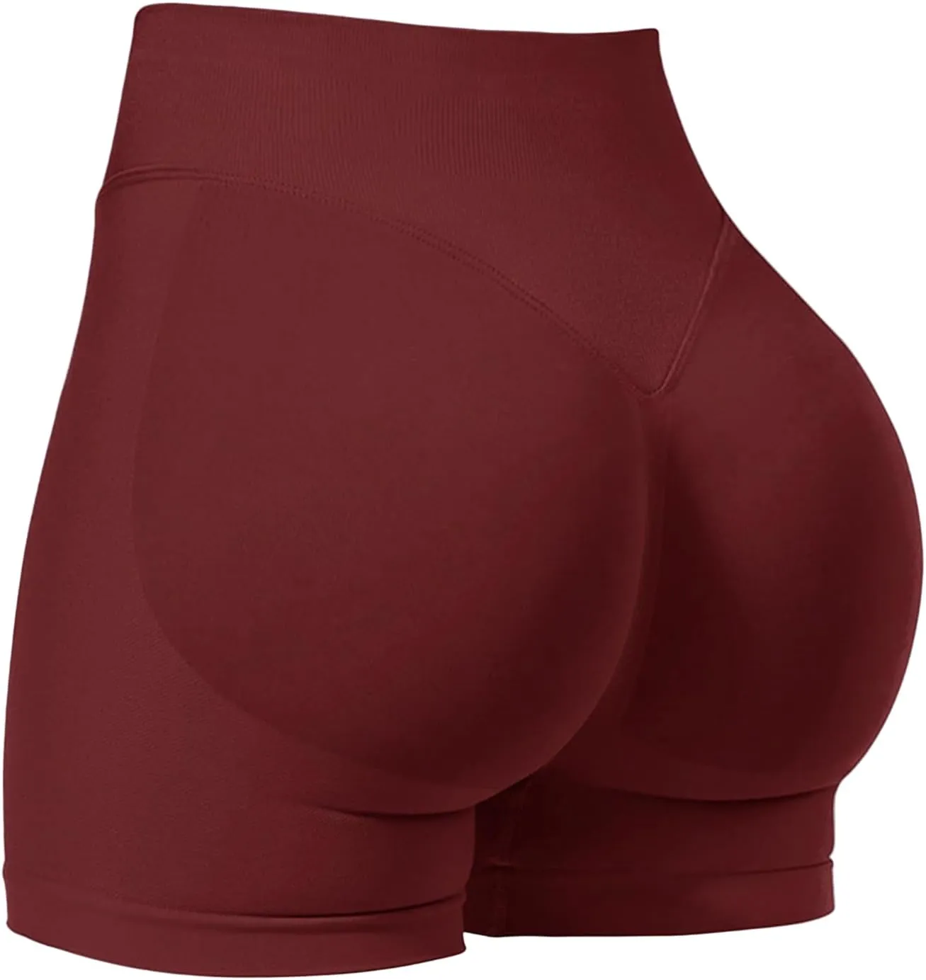 Workout Shorts Women High Waisted Butt Lifting Scrunch Butt Seamless Booty Athletic Shorts