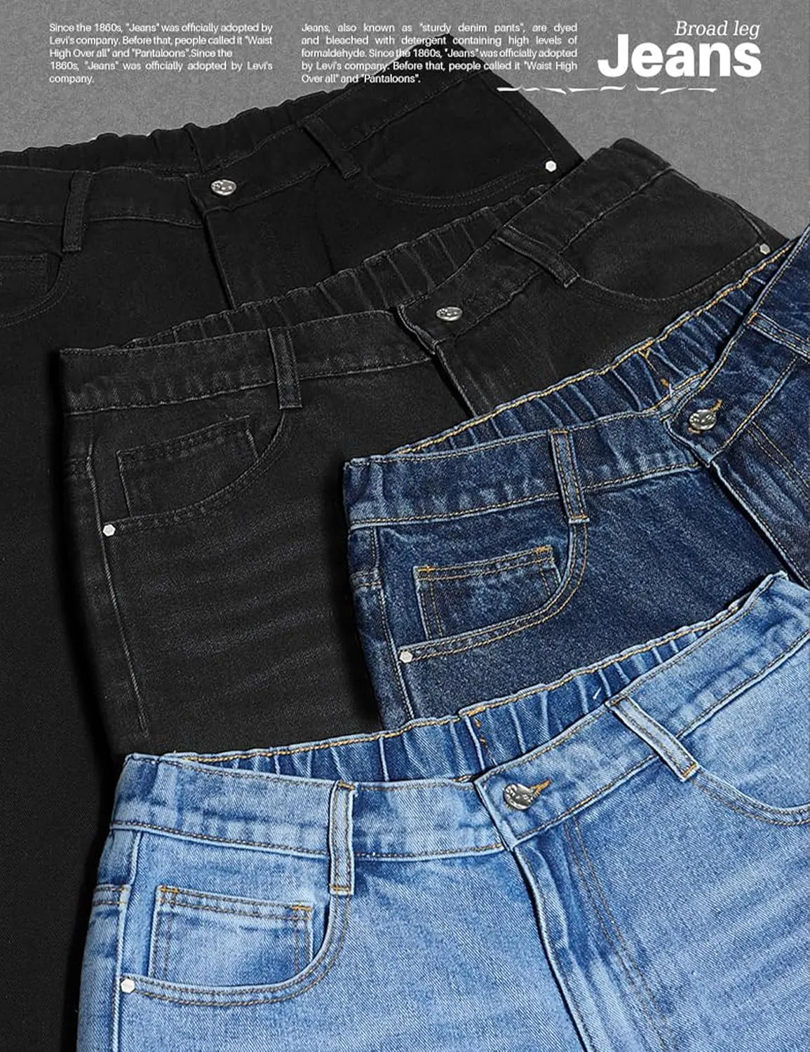 Y2k Cargo Pants Baggy Denim Jeans Mens Gothic Grunge Relaxed Fit Pants Sweatpants Work Trousers