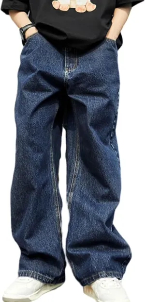 Y2k Cargo Pants Baggy Denim Jeans Mens Gothic Grunge Relaxed Fit Pants Sweatpants Work Trousers
