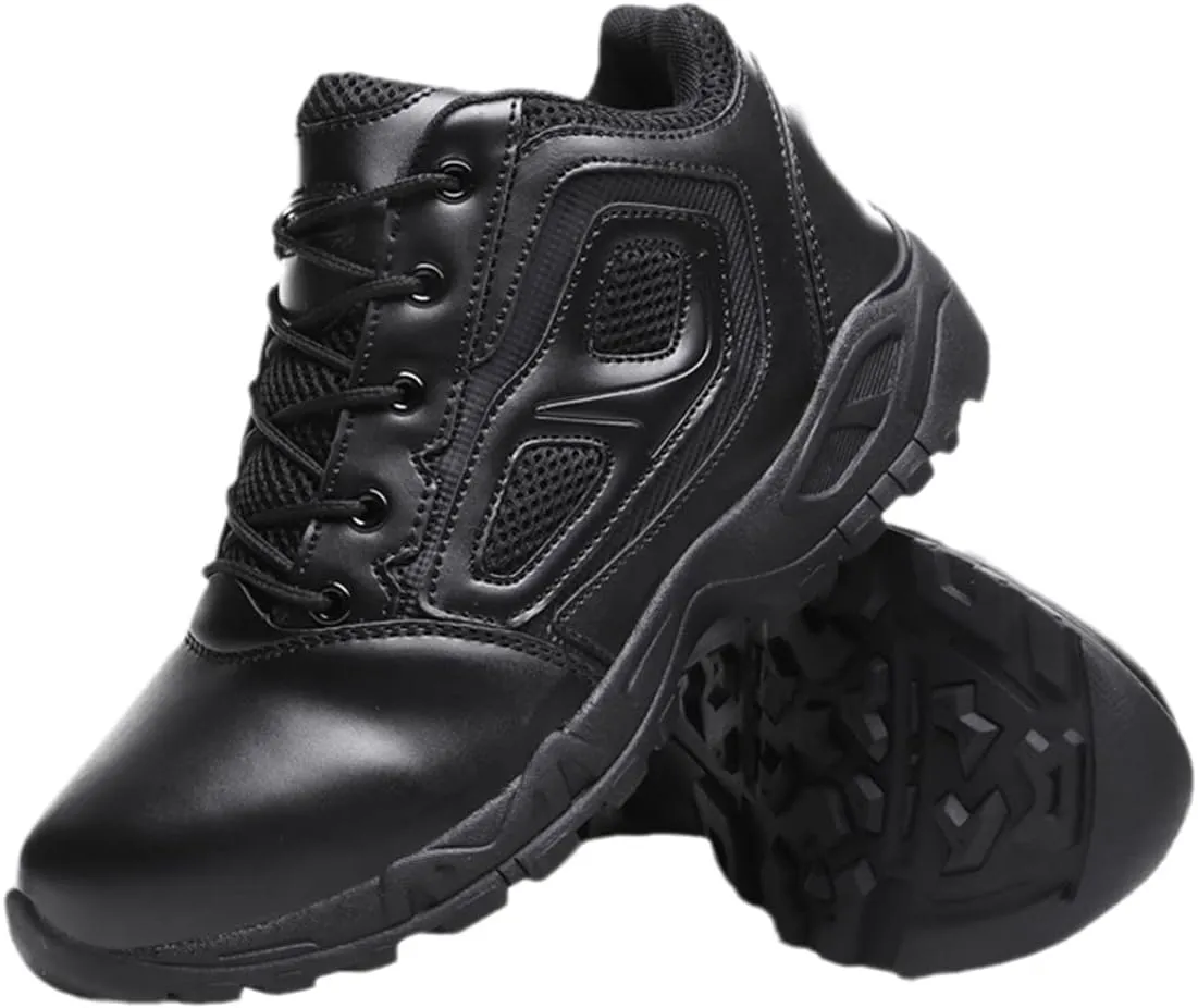 ZINERLIK Men's Military Boots Combat Ankle Boots Motorcycle Boots Tactical Plus Size Military Boots Work Safety Shoes