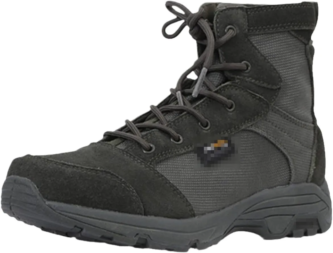 ZINERLIK Men's Military Boots Combat Ankle Boots Tactical Plus Size Military Boots Work Safety Shoes Motorcycle Boots